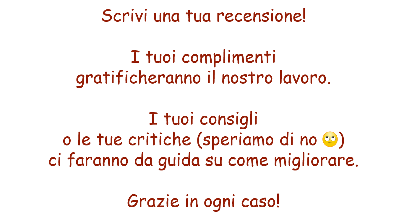 scrivi recensione
